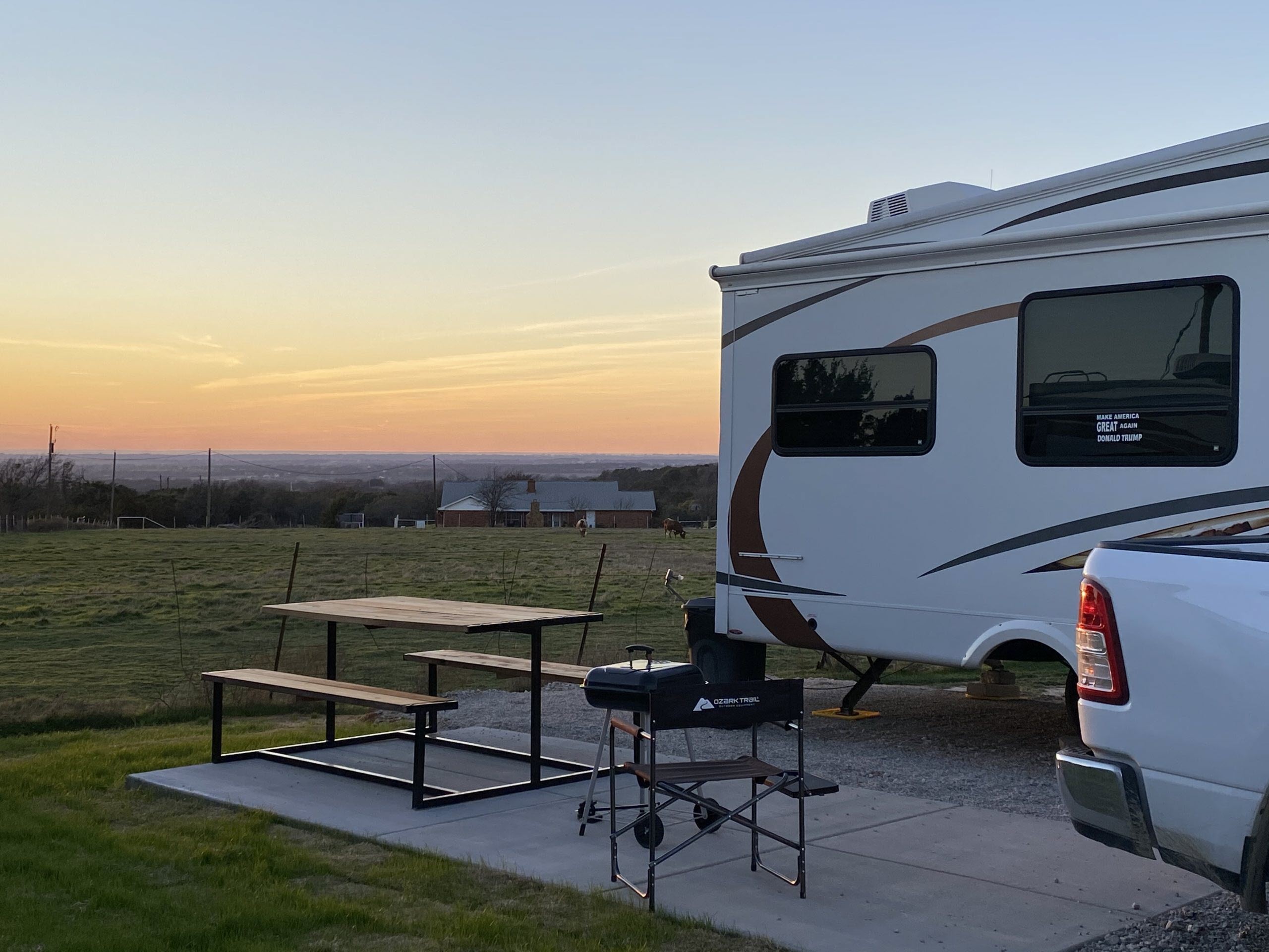 Back-In RV Site